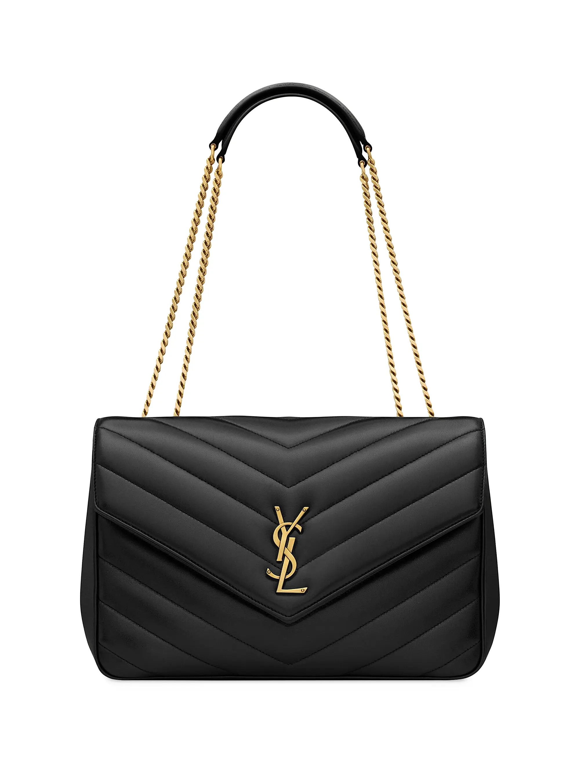 Loulou Large Shoulder Bag in Lambskin Leather | Saks Fifth Avenue