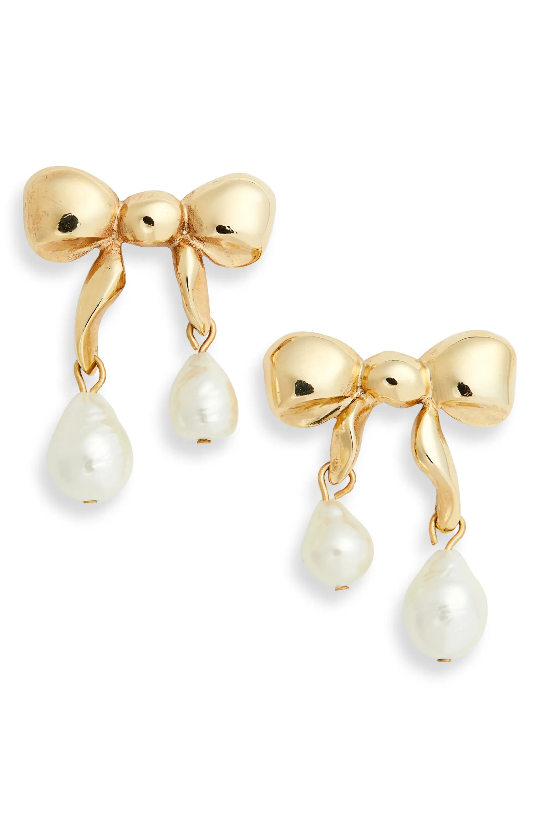 Oscar de la Renta Bow Drop Earrings | Nordstrom | Nordstrom