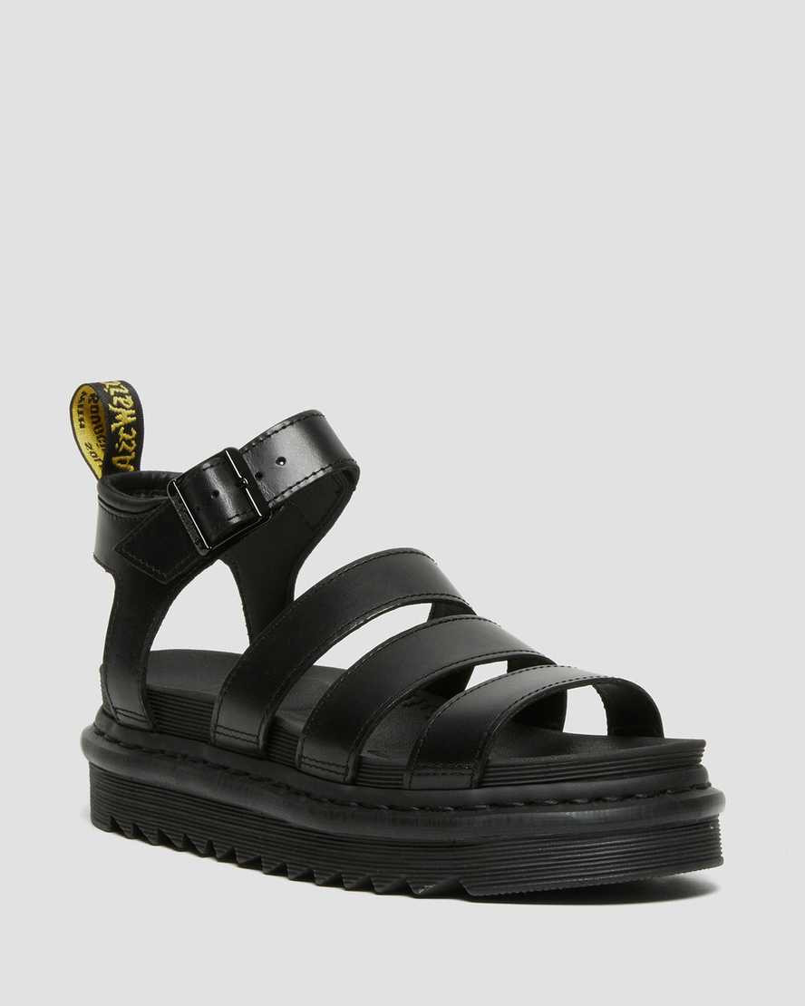 Blaire Women's Brando Leather Strap Sandals | Dr Martens (UK)