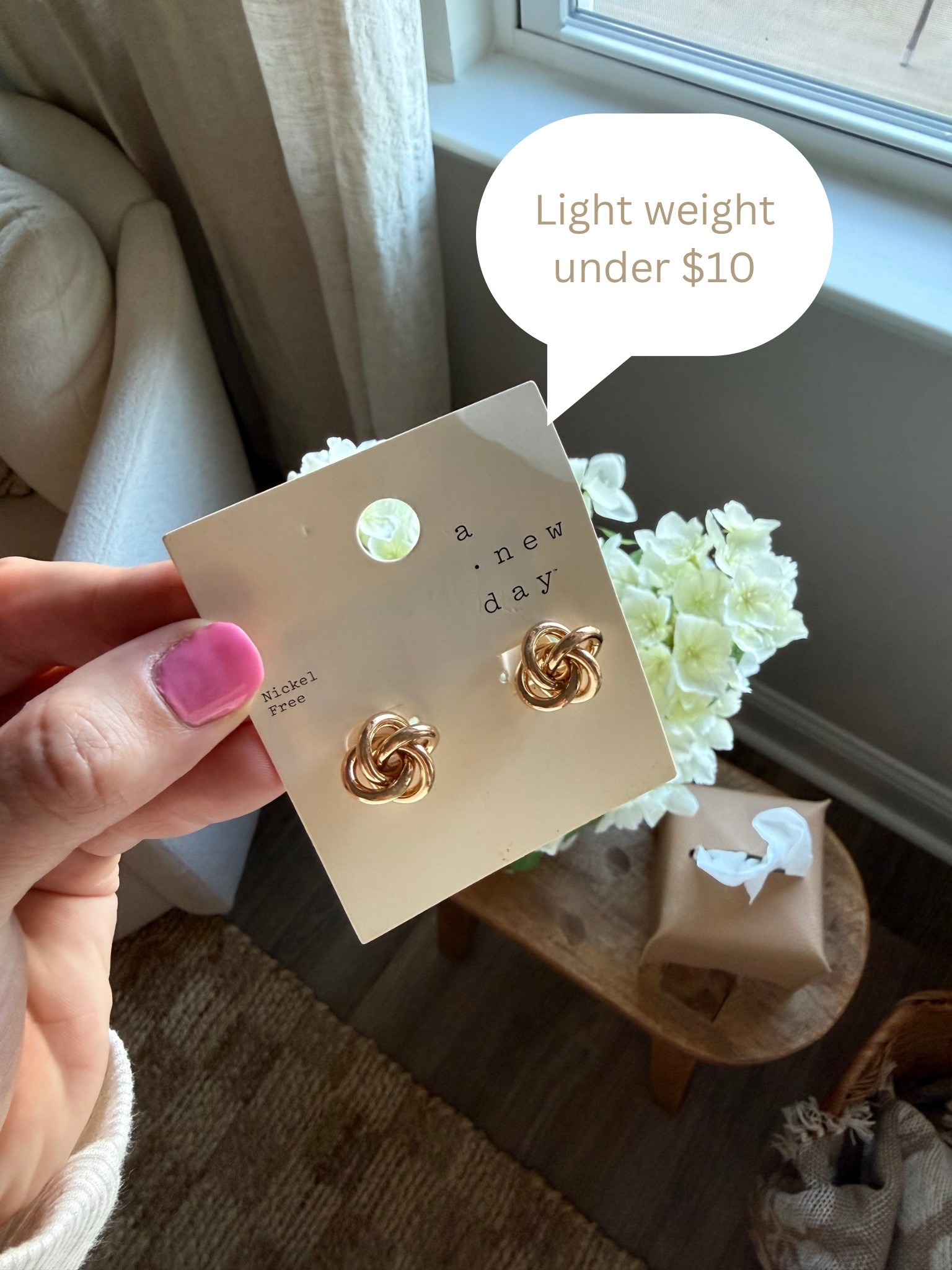 My go-to earrings lately and they’re under $10 🤍✨ Found these at Target and I’ve been reaching for them nonstop. They’re the perfect everyday pair — cute enough to dress up with a blouse or dress, but simple enough to throw on with jeans and a tee. Lightweight, timeless, and such an easy way to elevate any outfit without spending a lot. Affordable finds like this are always a win. Linked for you 🤍

#targetfinds
#targetstyle
#affordablefashion
#budgetfriendlyfinds
#everydayearrings
#accessoryfinds
#styleonabudget
#dressedupordown
#ltkit
#fashionfinds

#LTKSaleAlert #LTKgrwm #LTKFindsUnder50