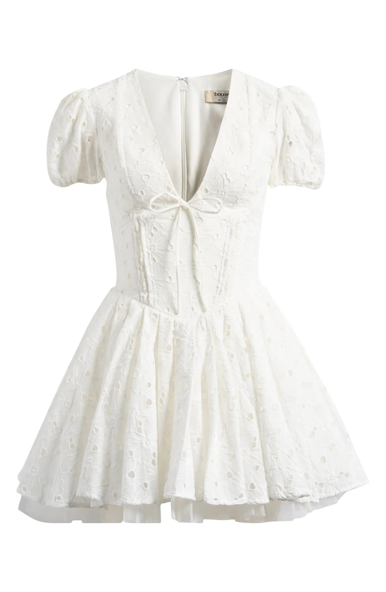 Imani Broderie Anglais Minidress | Nordstrom