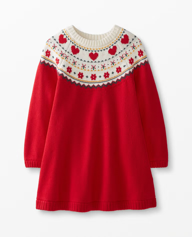 Fairisle Sweater Dress | Hanna Andersson