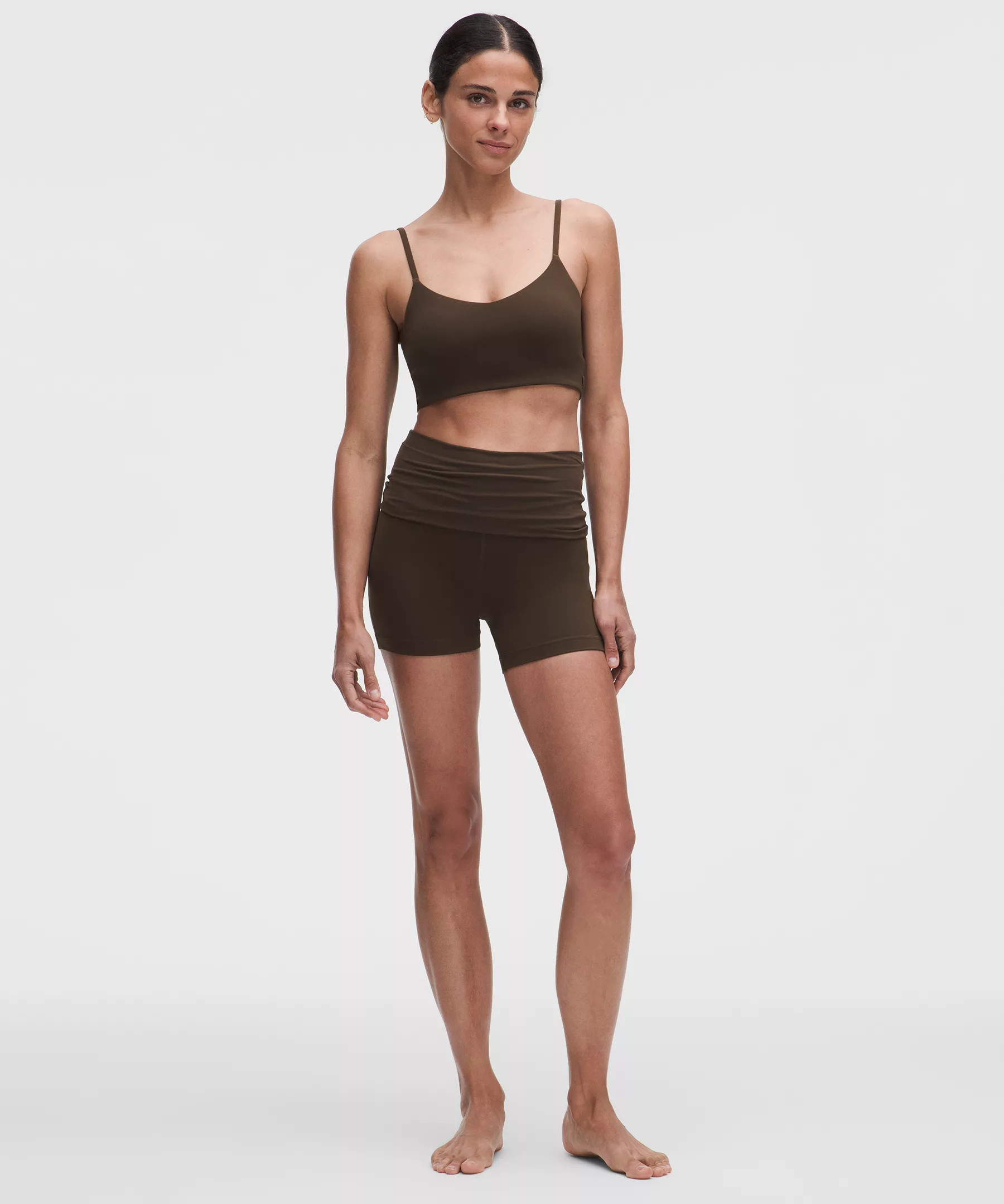 Groove Foldover Mid-Rise Short 4" | Women's Shorts | lululemon | Lululemon (US)
