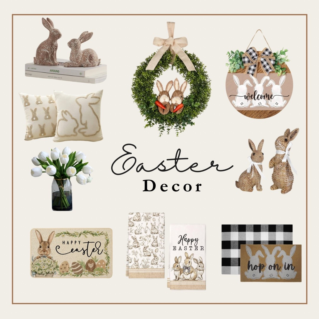 Neutral Easter Decor. Aesthetically pleasing Easter decorations.

#LTKFamily #LTKHome #LTKSeasonal