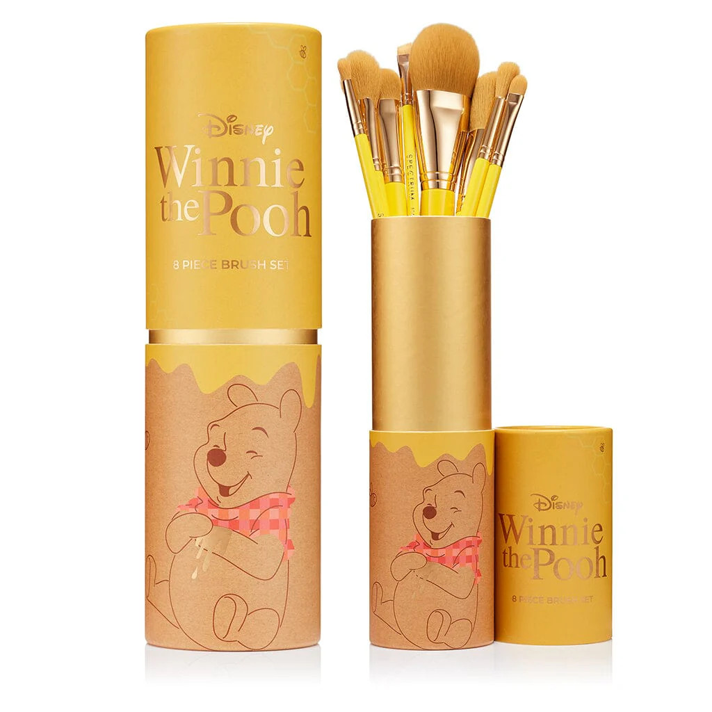 Winnie the Pooh 8 Piece Makeup Brush Set | Spectrum Collections | Spectrum Collections
