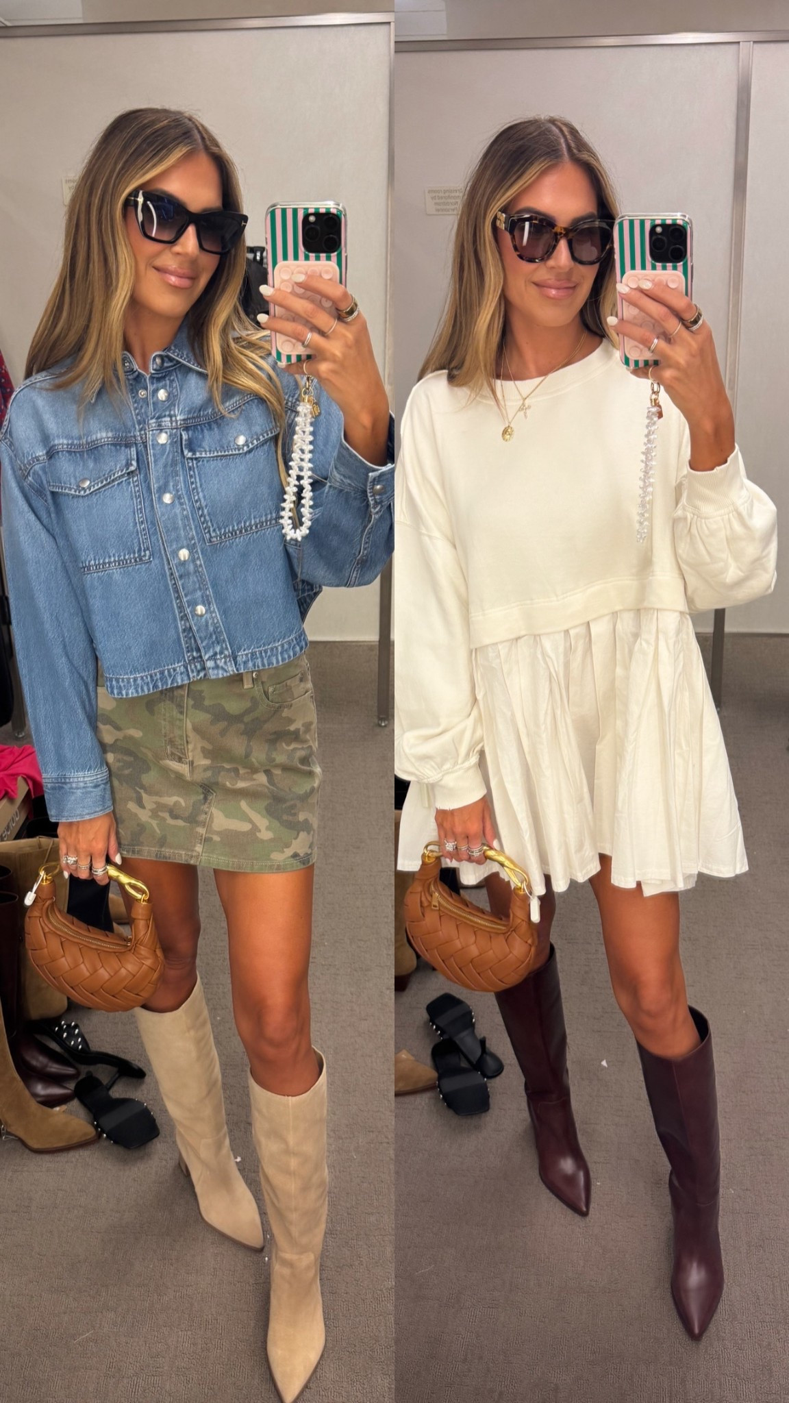 Size small top, 27 skirt,
Xs dress.
 Boots run TTS! 