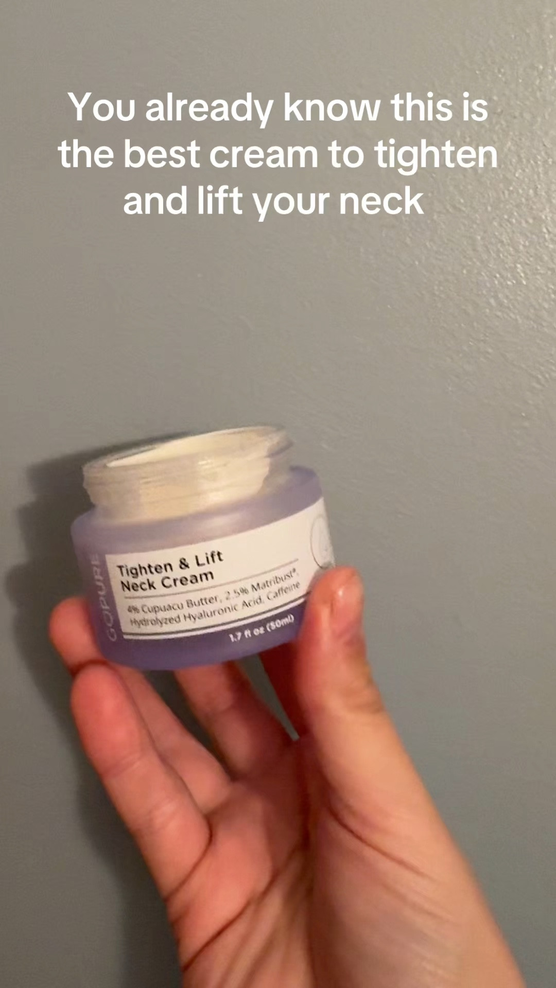 Tighten and firm your neck with Gopure neck cream! 
#skincare #beauty 

#LTKBeauty