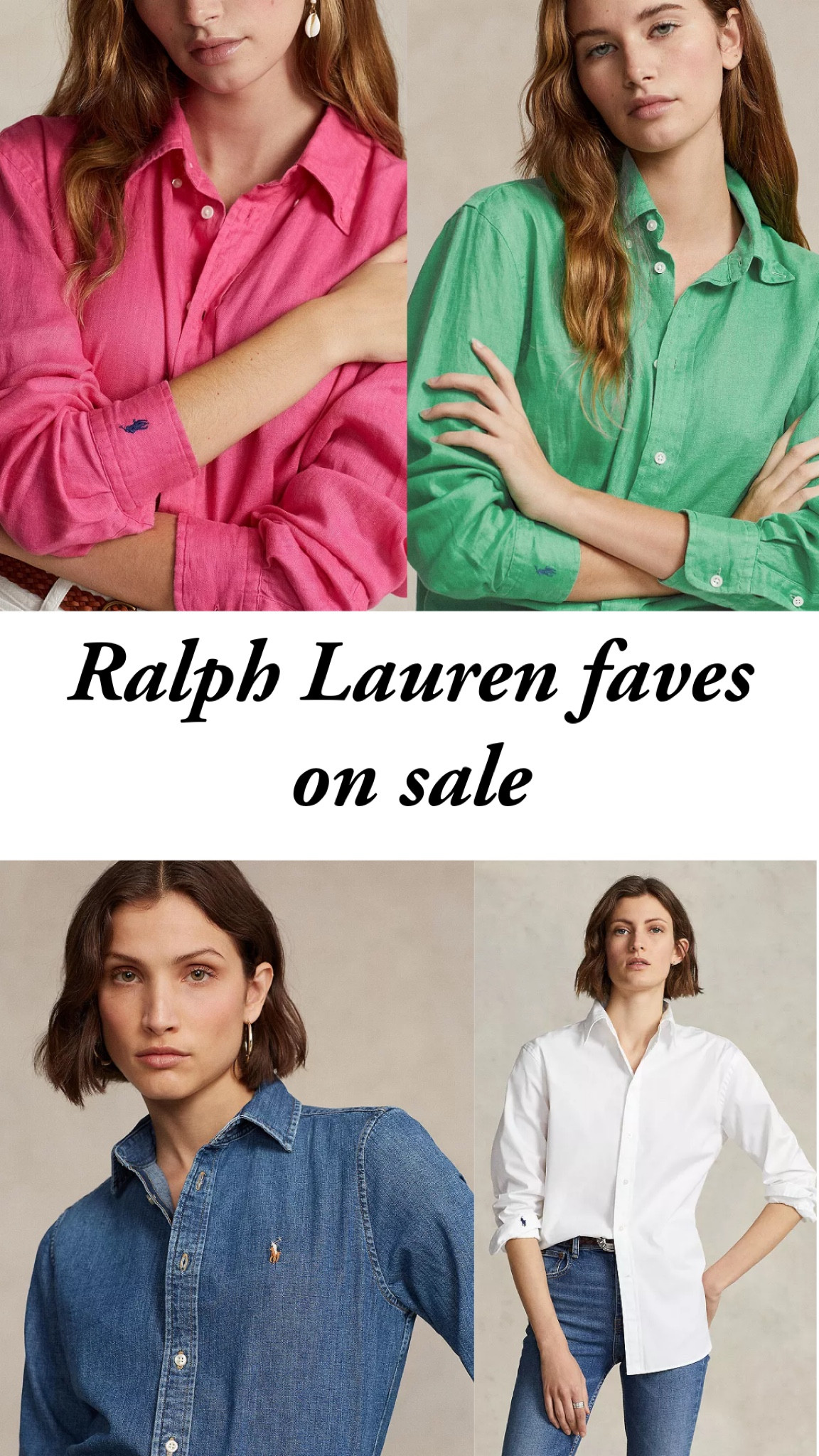 Polo Ralph Lauren button downs overachieve. After reviewing many many shirts, I have come to an even greater appreciation of this range.

The fabrics are great, the cuts have great proportions, and the stitching is perfect. On sale? No brainer. 

I prefer them with something more or less dressed: either a worn out denim skirt or a more dressy skirt. But you truly can make them your own  

#LTKstyletip #LTKsalealert #LTKworkwear