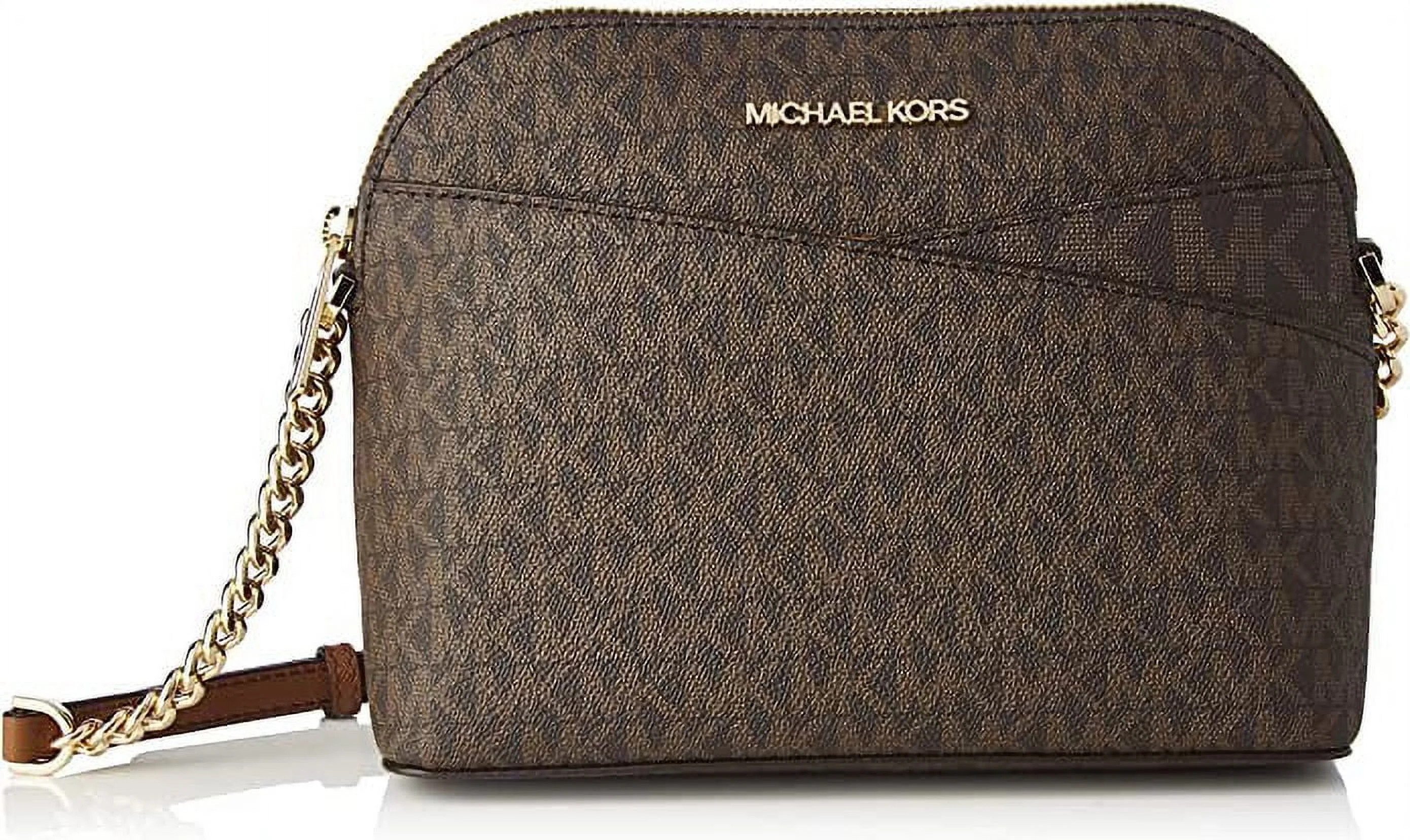 Michael Kors 35F1Gtvc6T Jet Set Travel Dome Crossbody Bag Leather Powder Blush Female | Walmart (US)