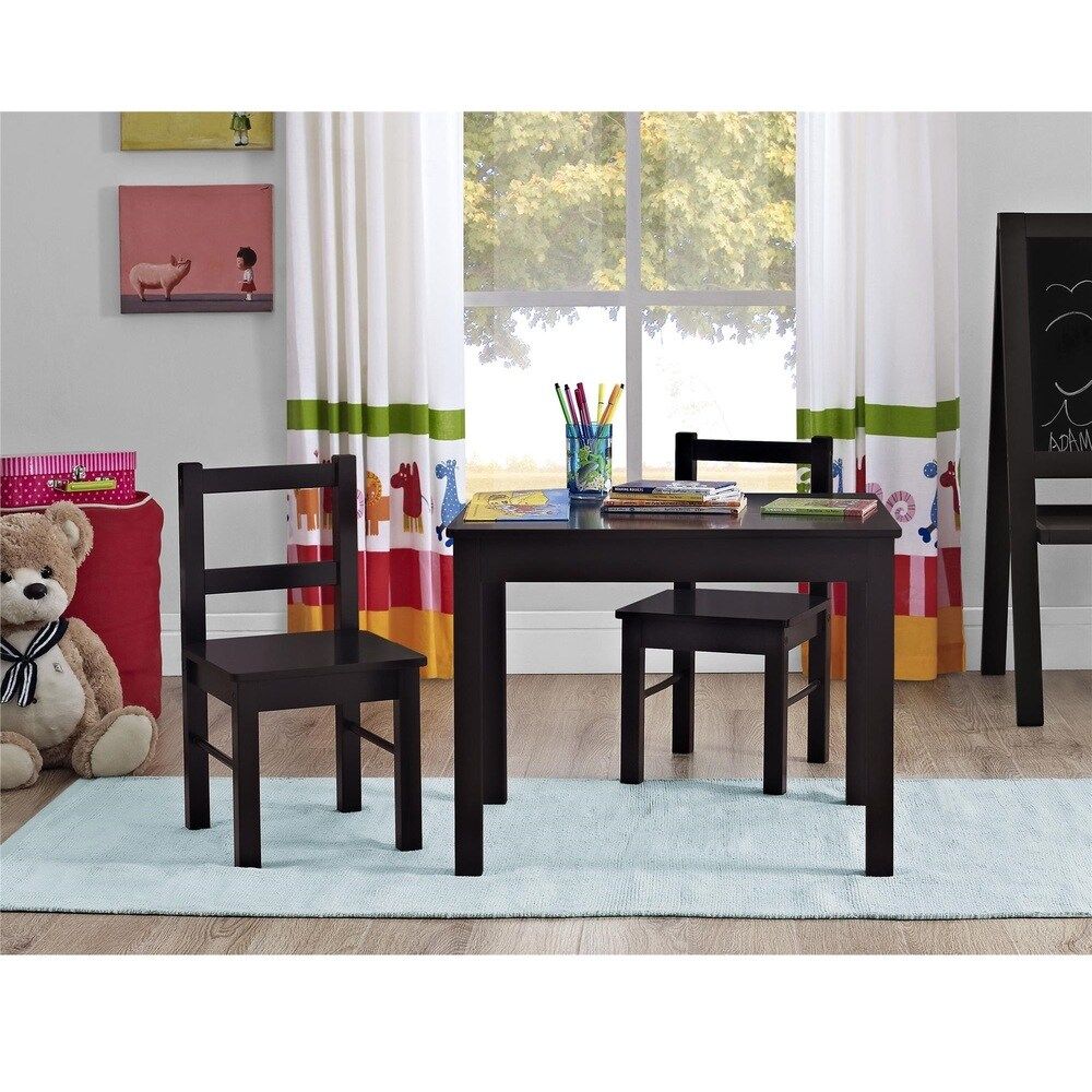 Ameriwood Home Hazel Kids Table and Chair 3-piece Set by Cosco (Espresso) | Bed Bath & Beyond