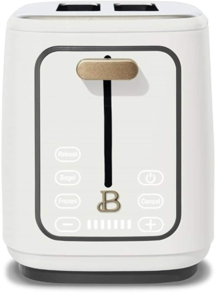 Beautiful 2 Slice Touchscreen Toaster, White Icing | Amazon (US)