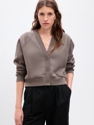 Vintage Soft Cropped Sweatshirt Cardigan | Gap (US)