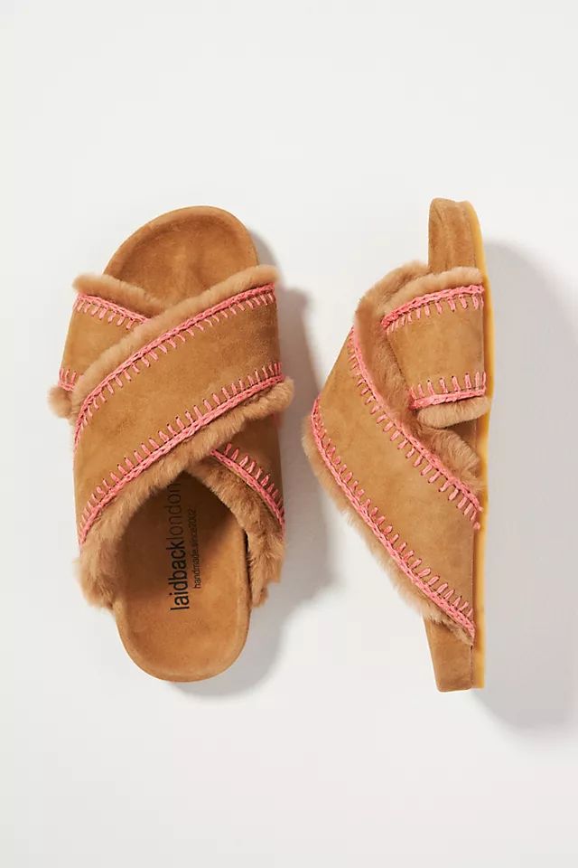 Laidback London Cali Suede Slippers | Anthropologie (US)