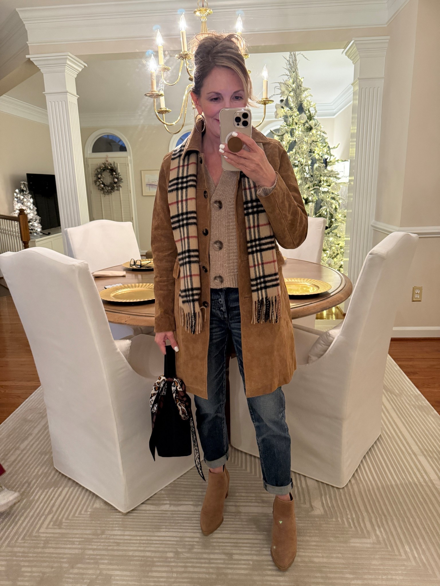 I have owned this fabulous scarf forever and still pull it out constantly for warmth and to elevate any outfit. The classic pattern goes with almost any coat and always looks polished

#LTKPetite #LTKOver40