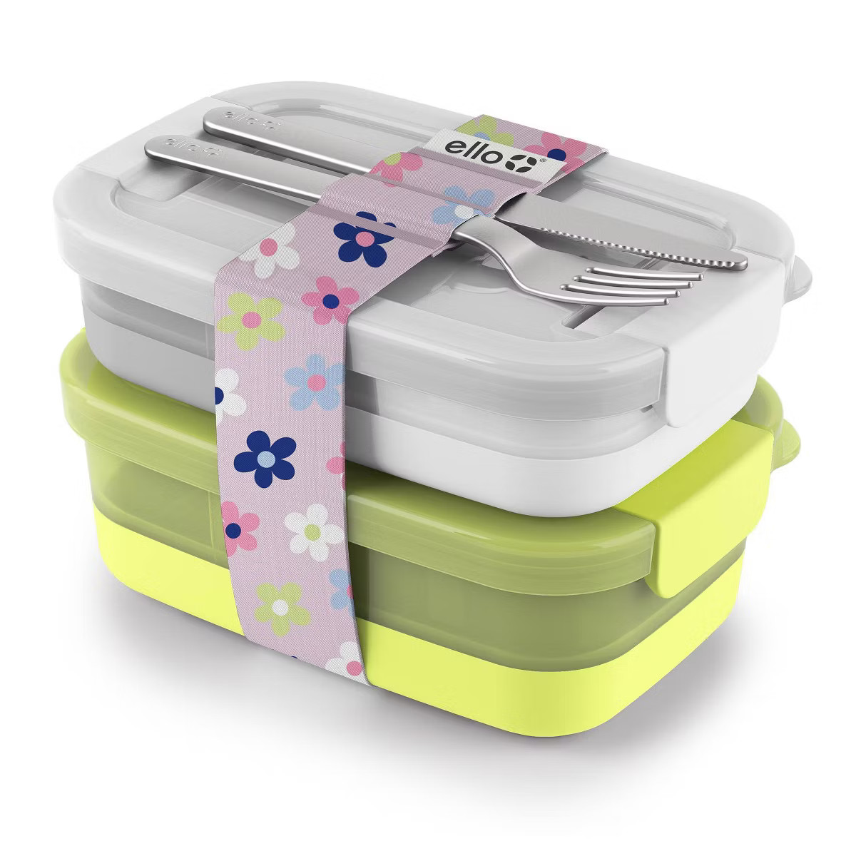 Ello 2pk Plastic Lunch Stack Food Storage Container | Target