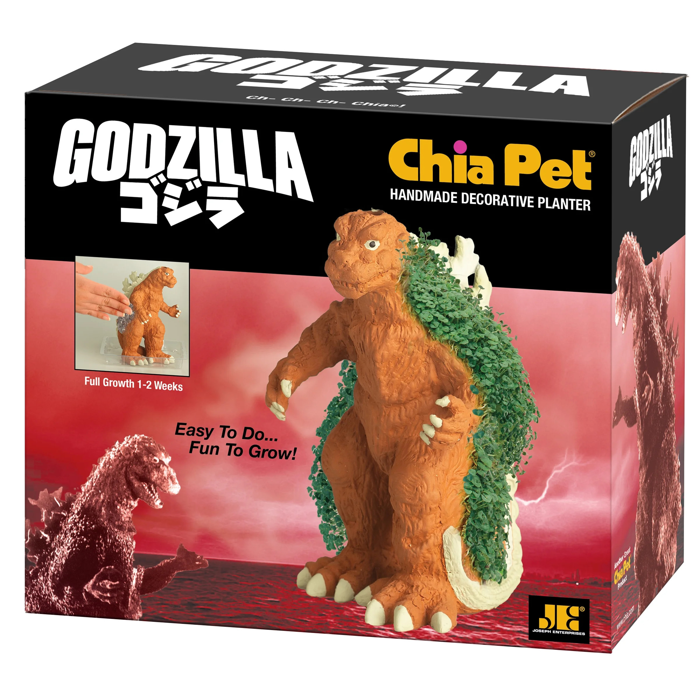 Chia Pet Godzilla - Hnadmade Decorative Terracotta Planter | Walmart (US)