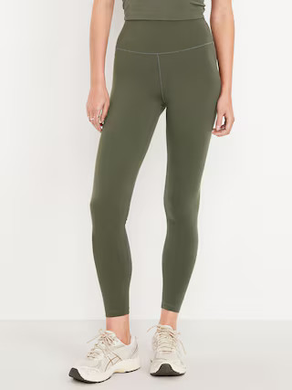 High-Waisted StudioSmooth 7/8 Leggings | Old Navy (US)