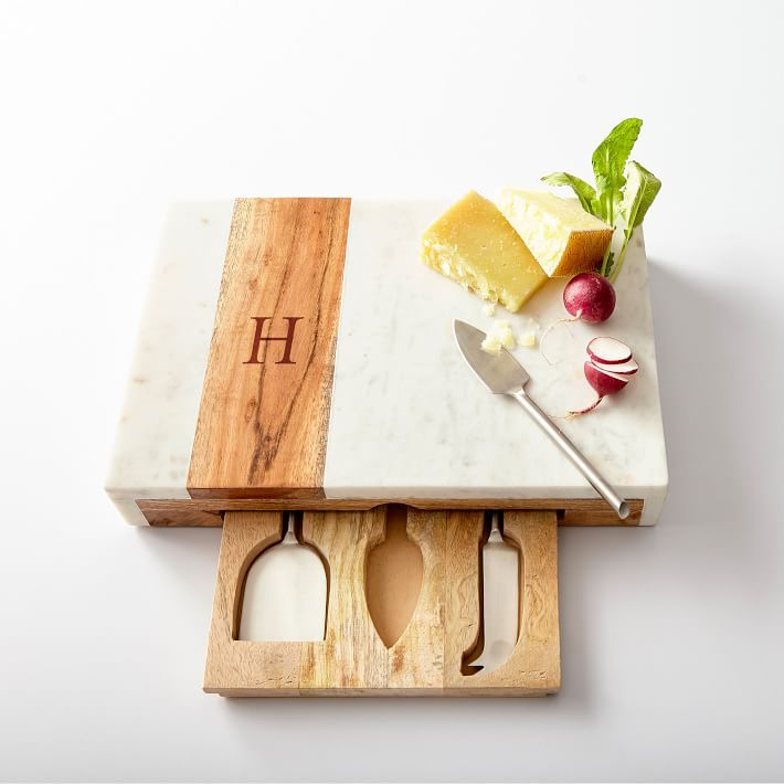 Wood and Marble Ultimate Cheese Set | Mark and Graham