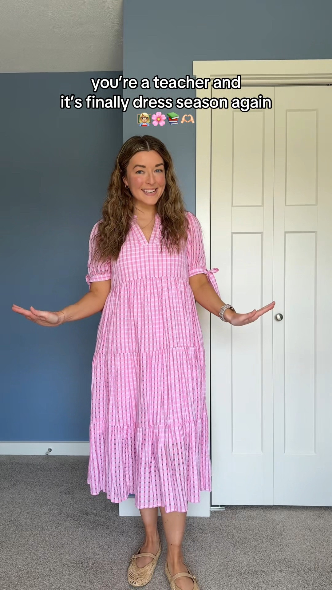 Spring teacher dress👩🏼‍🏫🌸

#LTKootd #LTKdayinmylife #LTKSeasonal