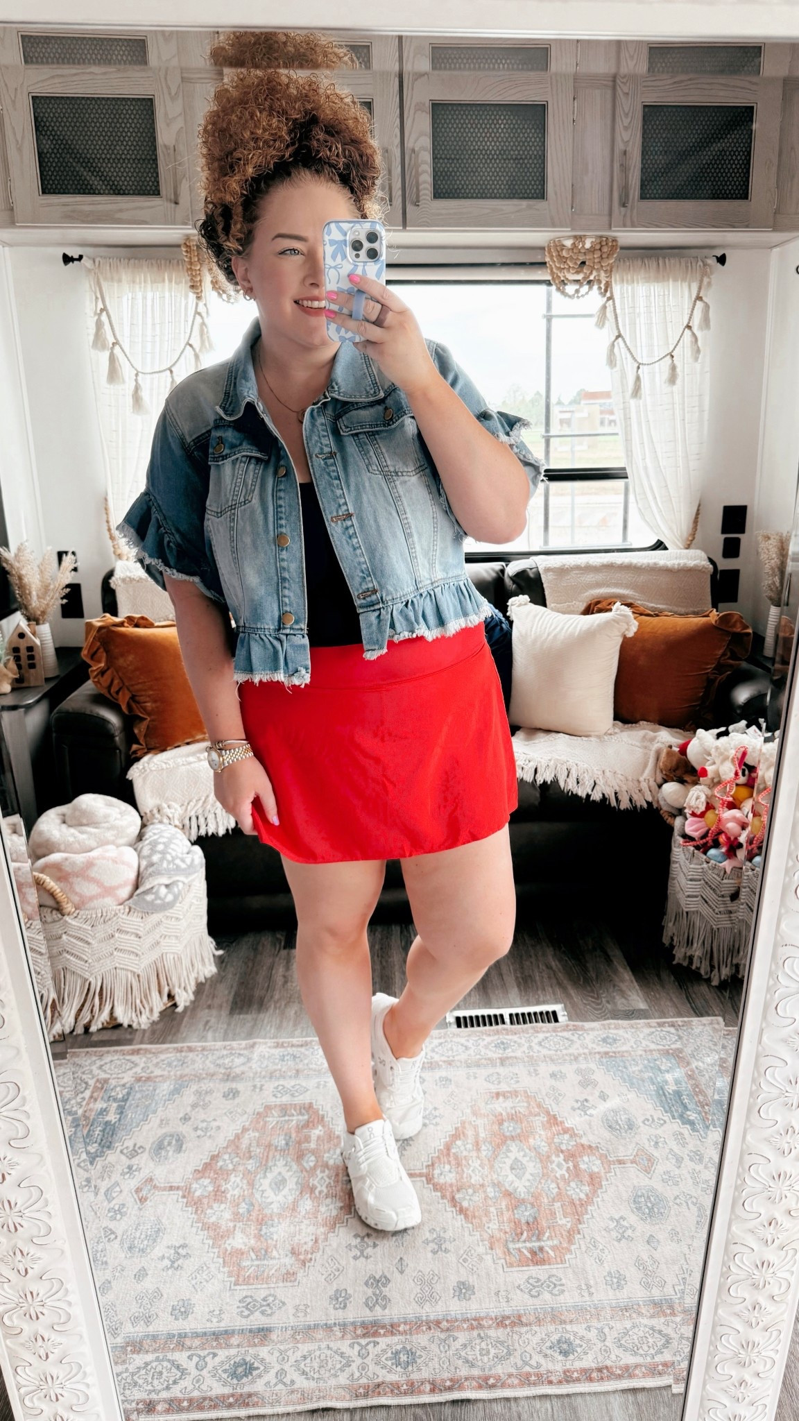 This sporty look was made for being on the go❤️black tank top | black sports tank | amazon tank top | amazon black tank top | tank top with built in bra | amazon lululemon dupe | amazon lululemon skirt dupe | skirt | amazon skirt | amazon red skirt | amazon athletic skirt | lululemon skirt dupe | on cloud tennis shoes | white on cloud tennis shoes | on cloud 5 | Amazon athletic outfit | amazon athletic finds | amazon outfit | amazon gym | amazon finds | amazon must haves | amazon spring outfit | amazon spring fashion | amazon spring look | denim jacket | amazon denim jacket  

#LTKSaleAlert #LTKSummerEdit #LTKMidsize