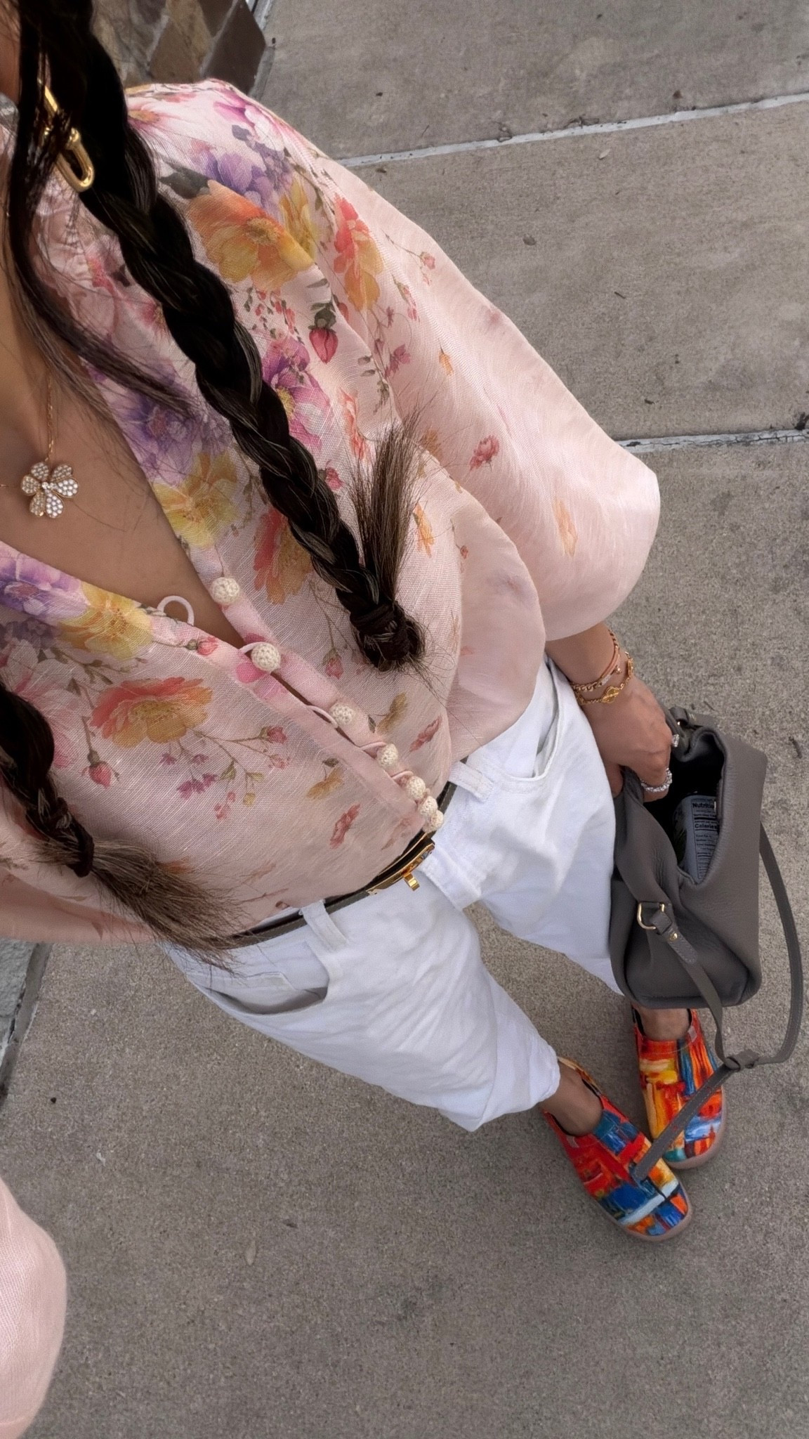 Floral shirt comfy shoes

#LTKootd #LTKOver40 #LTKmomlife