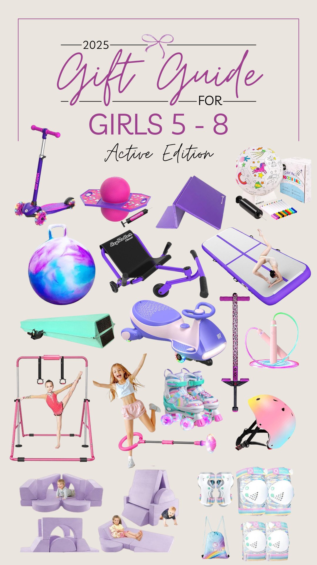 Gifts for active girls 5 years to 8 years old, gift guide for active girls ages 5 to 8, gift ideas for girls, gifts for kids 

 #LTKSeasonal #LTKKids