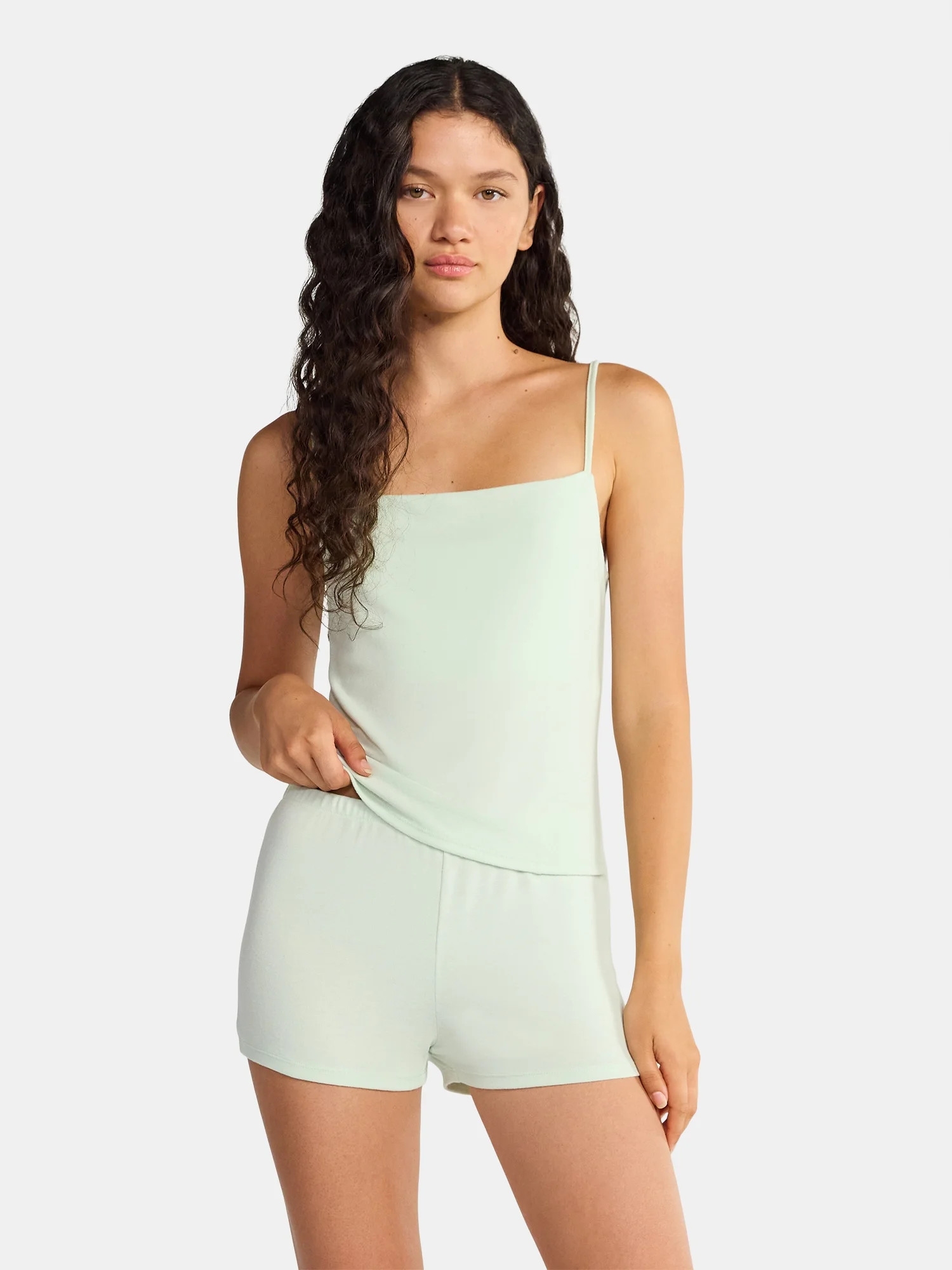 No Boundaries Sleep Cami and Shorts Set, 2-Piece, Women’s | Walmart (US)