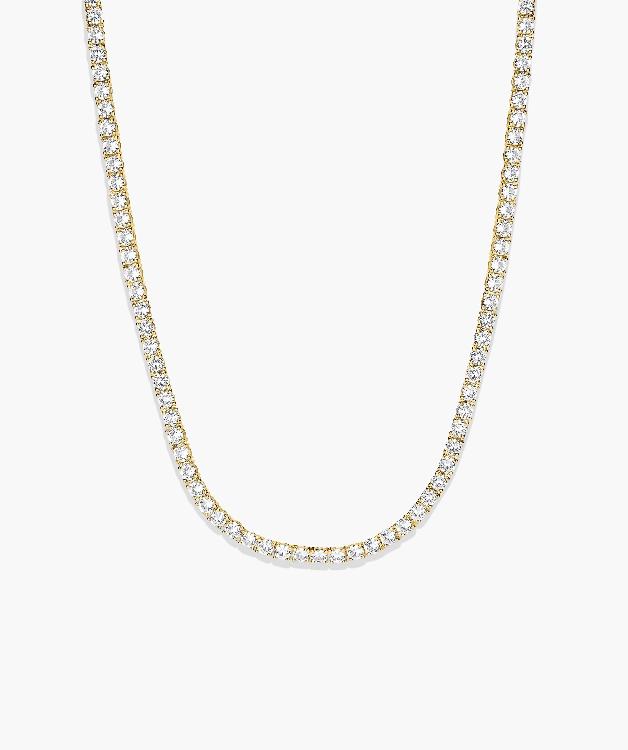 Lab Grown Sapphire Tennis Necklace | Mejuri | Mejuri Fine Crew