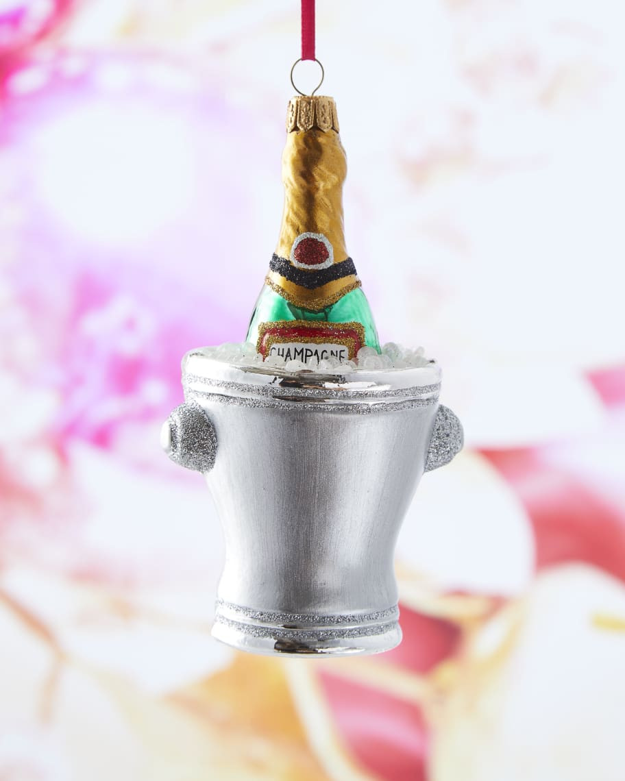 Neiman Marcus Champagne Bucket 2023 Christmas Ornament | Horchow