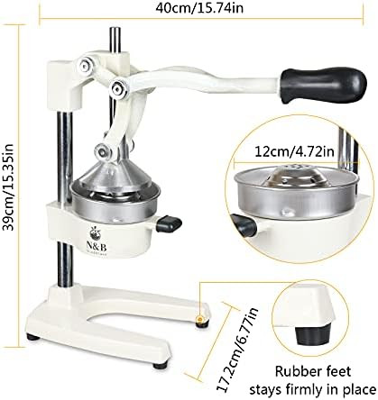 Professional Commercial Grade Hand Juicer,Manual Citrus Press Orange Squeezer Heavy Duty Manual O... | Amazon (US)