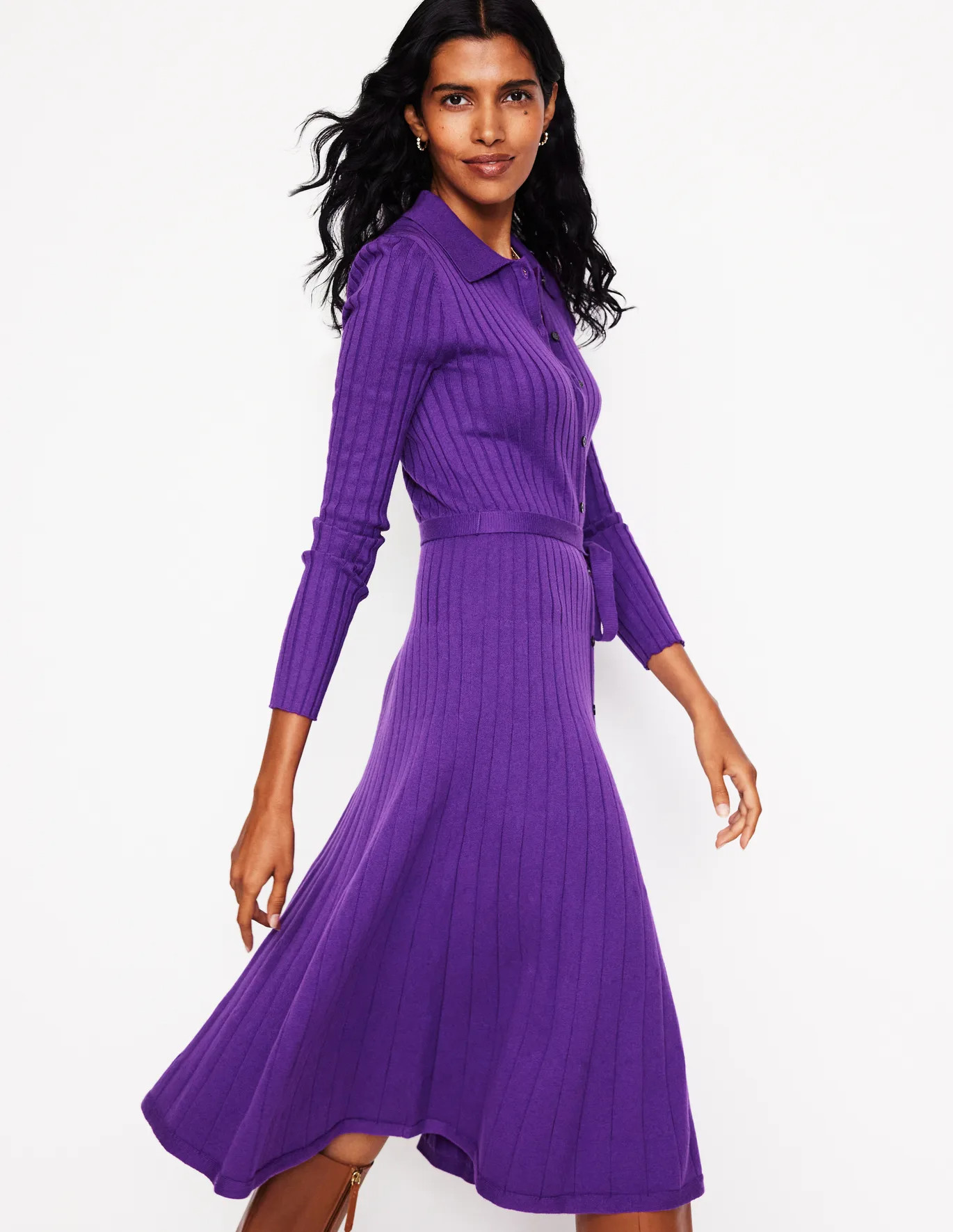 Rachel Knitted Shirt Dress | Boden (US)