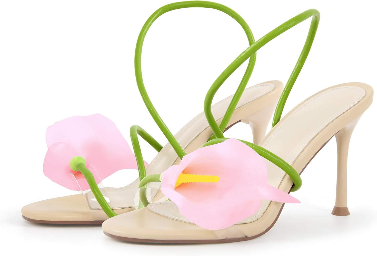 MissHeel Calla Lily Heels for Women Wedding Heels Dressy Shoes | Amazon (US)