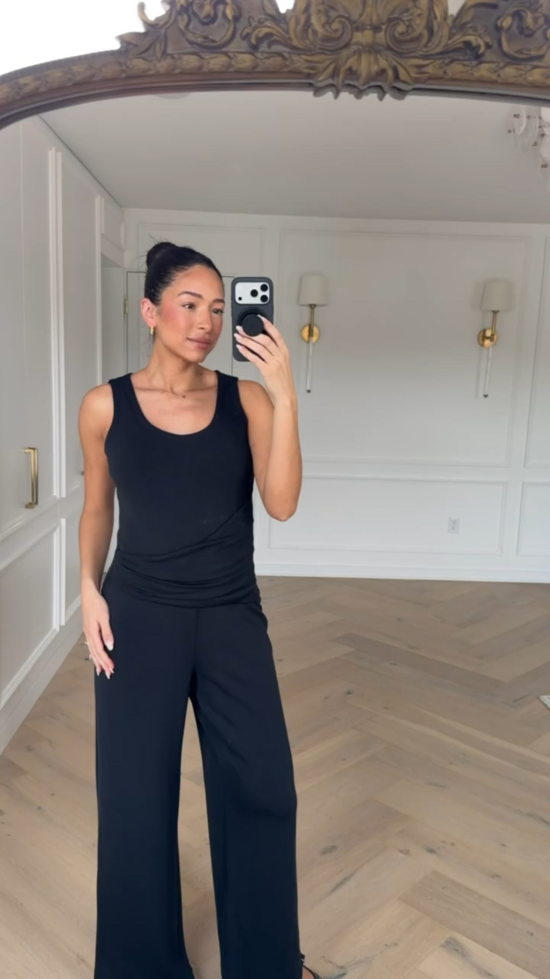 Use code NENAXSPANX for 15% OFF your first order! Wearing size S Tall sleeveless jumpsuit @spanx #spanxpartner

Work from home outfit 
Airport outfit 
Travel outfit 
Postpartum outfit 

#LTKSeasonal #LTKTravel #LTKootd