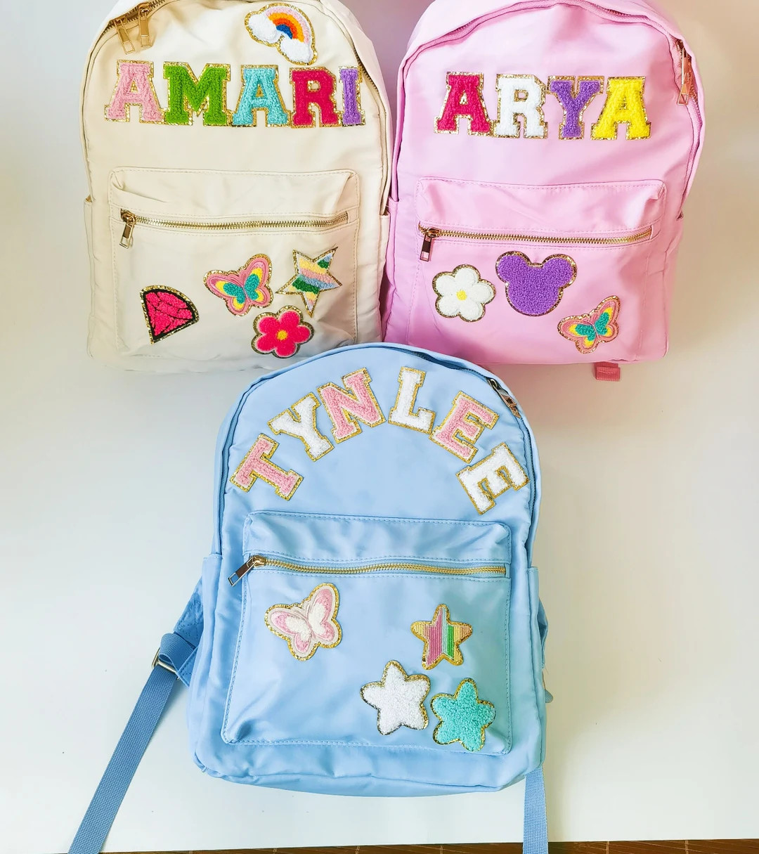 Personalized Backpack Nylon Backpack Customizable Backpack - Etsy | Etsy (US)