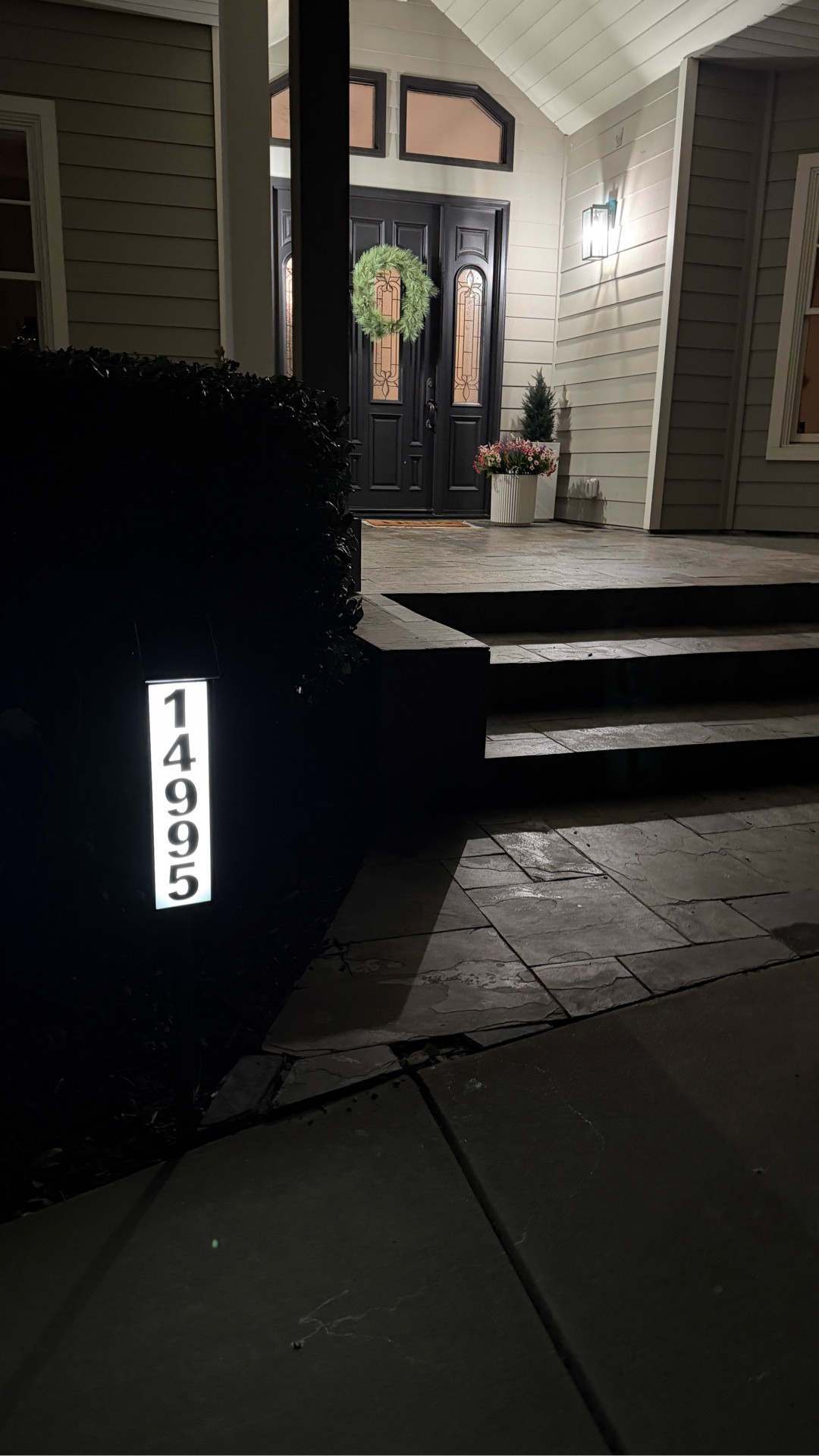Solar light-up house address glows all night 

#LTKHome