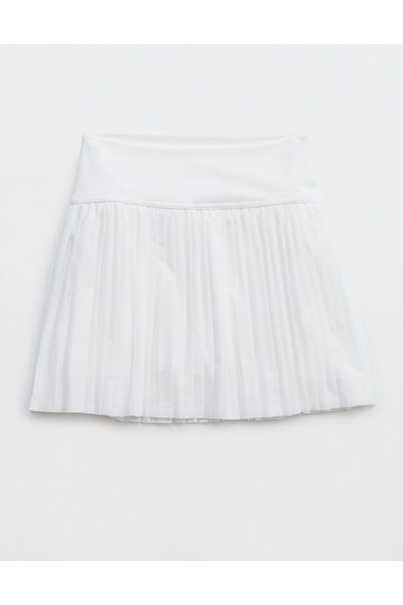 OFFLINE By Aerie All Aces Tennis Skort Women's White L | American Eagle Outfitters (US & CA)