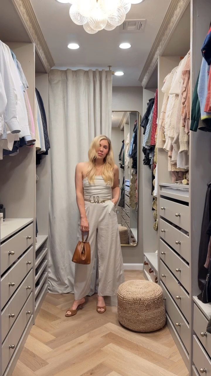 This is the perfect summer jumpsuit. (Stays up too!)
Linked to where to get this Chloe belt and Chloe bag for less 👏🏻

Summer outfit 
Summer
Vacation outfit

#LTKdayinmylife #LTKgrwm #LTKootd
