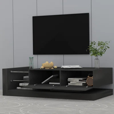 Modern TV Console With Ample Storage And Customizable Lighting, Perfect For Enhancing Home Entertainment And Organization. | Wayfair North America