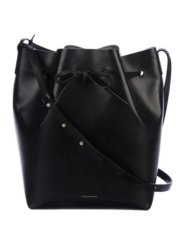 Mansur Gavriel Leather Bucket Bag | The Real Real, Inc.