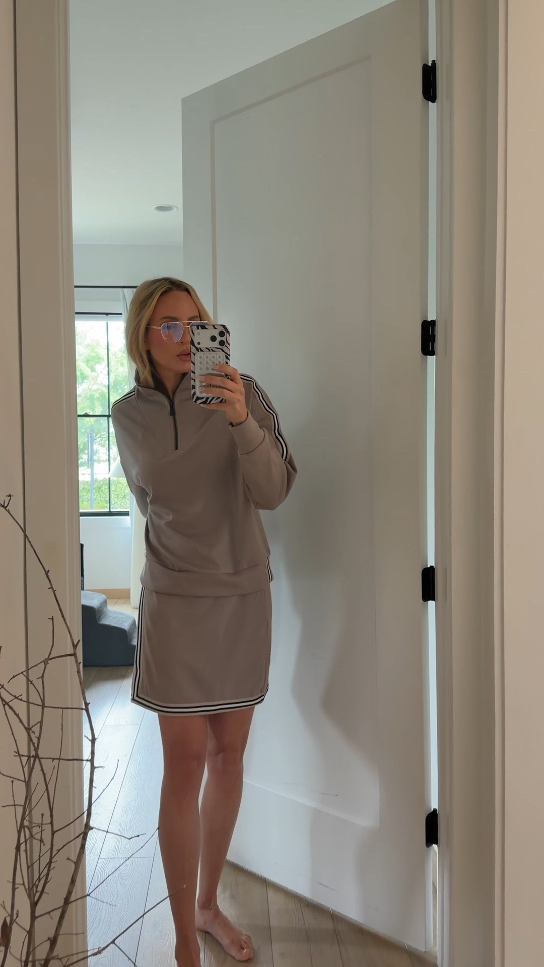 Wearing a medium in the top and a small in the skirt. I should have gotten an extra small cause it seems to run a little bit big. So so comfortable though. 


@Alp N Rock ￼#sponsored

#LTKgrwm #LTKootd #LTKdayinmylife