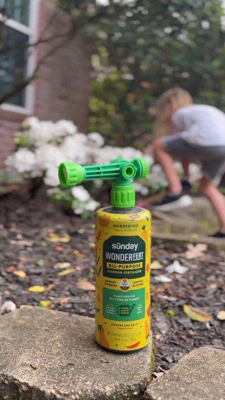 #ad It’s spring & we are giving our landscaping a refresh.  We picked up the new @getsunday WonderFert all-purpose liquid fertilizer for to care for our flowers and shrubs.  Easily attach the bottle to your hose or mix it in a watering can.  So convenient and crazy versatile.  Use it on your garden, lawn, landscaping, and potted plants indoor & out!  

We love Sunday because there’s no harsh chemicals.  Their products use carefully selected ingredients that are planet-friendly, designed with your family and safety in mind.  Love that! 

Sunday is available in store and online at @Walmart —so you can shop however is most convenient for you.  

#sundaypartner #lawnandgarden #lawncare #gardeningtips #gardeninglife