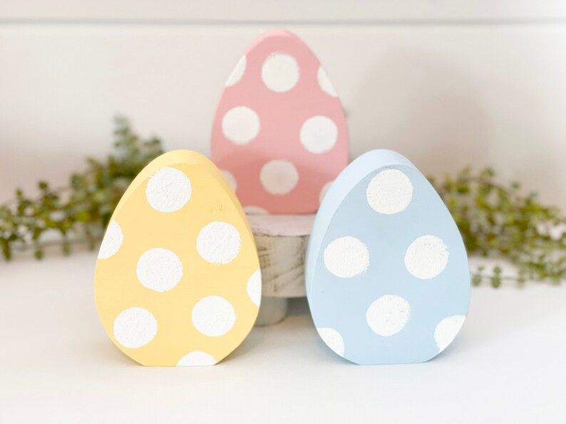 Wooden Eggs Easter Eggs Easter Decor Spring Decor Easter | Etsy | Etsy (US)