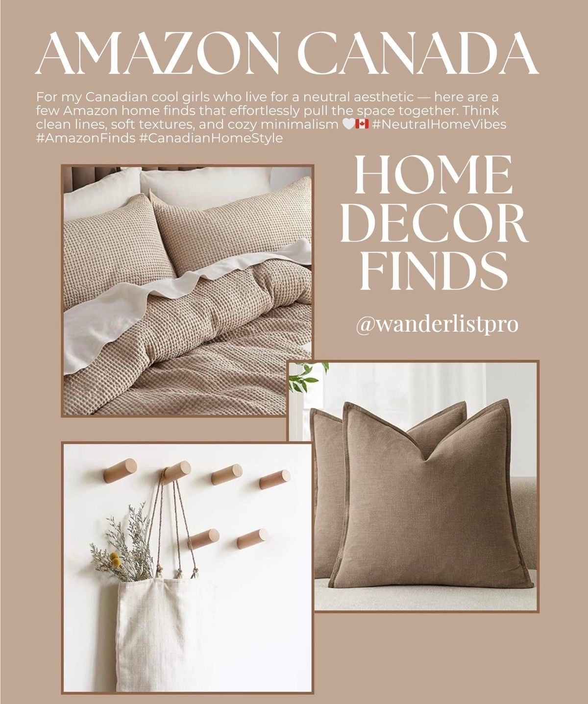 Amazon Home Finds (Canada Edition)
Sharing a few budget-friendly treasures I discovered on Amazon this month that can instantly upgrade your home—think neutral shades, cozy textures, and impactful little details. 

Everything is available on Amazon Canada and perfect for both renters and homeowners.

Find all the links on my LTK—just tap the post to shop your favourites!

#AmazonCanada #AmazonHomeFinds
#LTKHome #LTKCanada #NeutralHomeDecor #AmazonMustHave#CanadianHomeStyle

#LTKcanada #LTKsale #LTKmodest