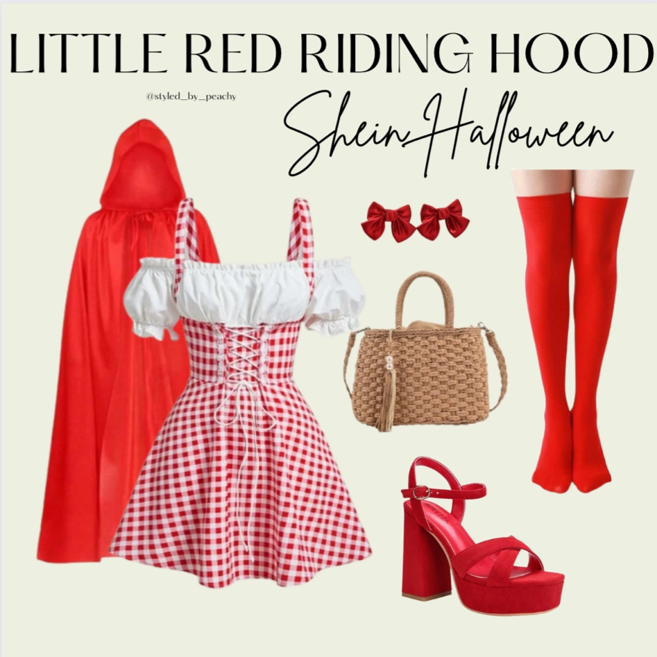 Little red riding hood Halloween costume | styled Halloween costume | costume ideas | fairytale costume 

#LTKfindsunder50 #LTKHalloween