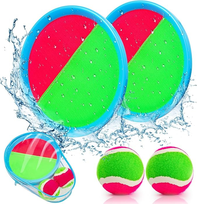 Toddler Toys Toss and Catch Ball Set Christmas Stocking Stuffer for Kids Toddler, Toys for 3 4 5 ... | Amazon (US)