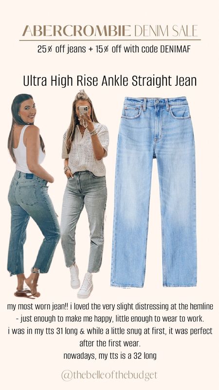 MY FAVORITE JEANS - on sale - Abercrombie - business casual, work wear 

#LTKsalealert #LTKFind #LTKcurves