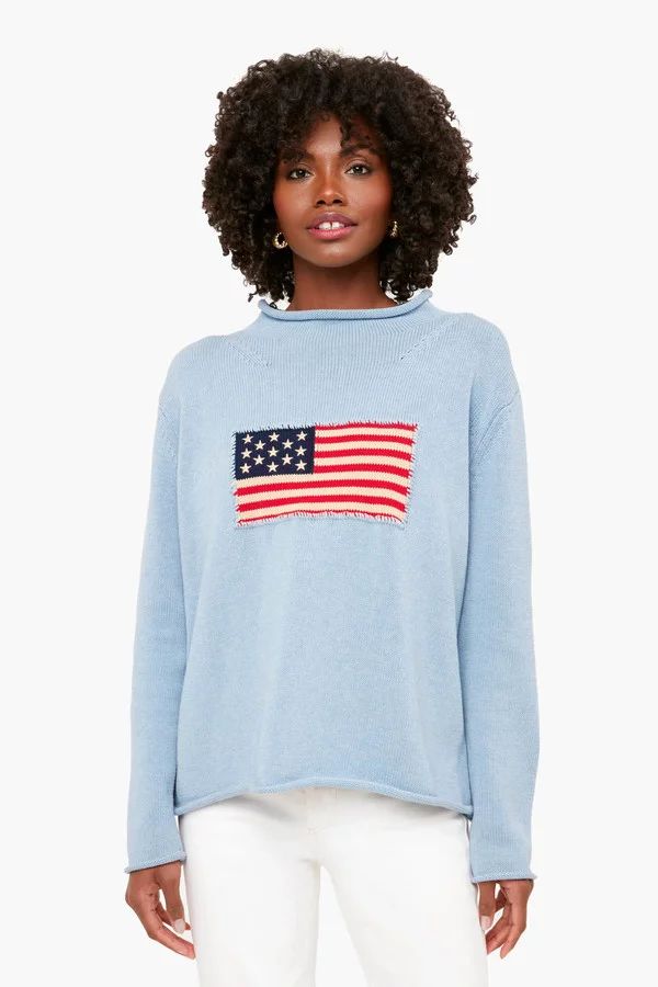 Slate Blue Americana Sweater | Tuckernuck (US)