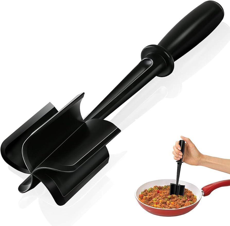 Meat Chopper, Hamburger Chopper Utensil, Professional Heat Resistant Nylon, Masher & Smasher Meat... | Amazon (US)