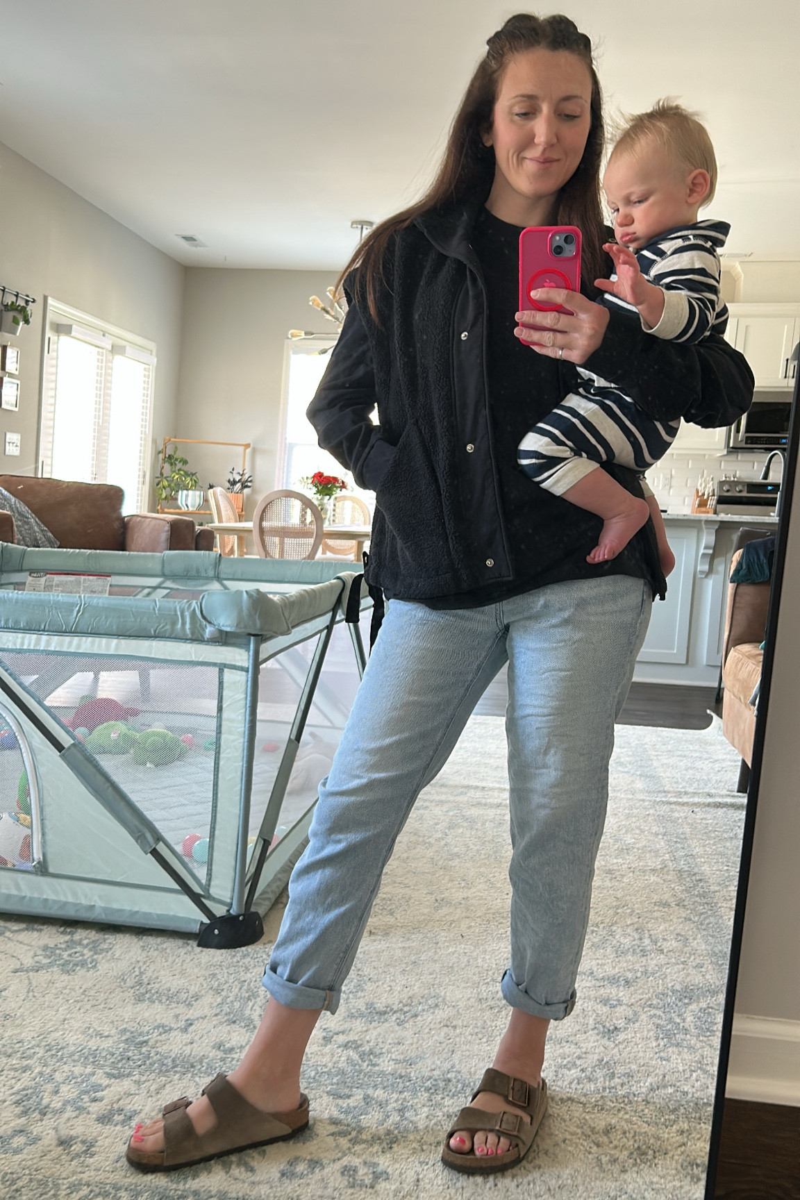Black vest for all seasons! 

Black Vest: https://amzn.to/419HeLk

#LTKStyleTip #LTKFindsUnder50