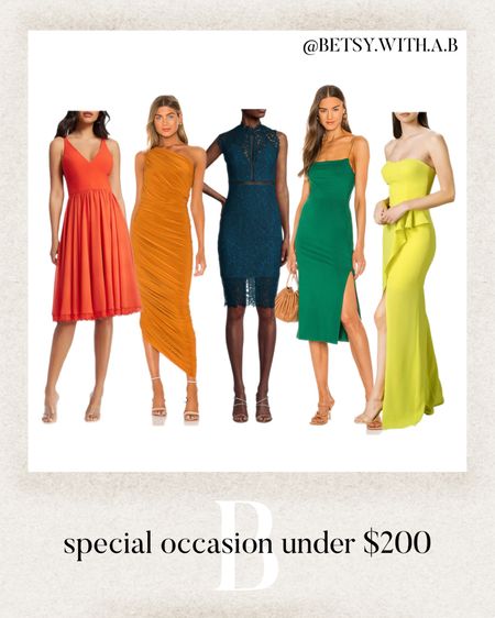 Special occasion dresses for your upcoming weddings, parties, and vacations. All dresses are under $200. 


#LTKwedding #LTKstyletip #LTKSeasonal
